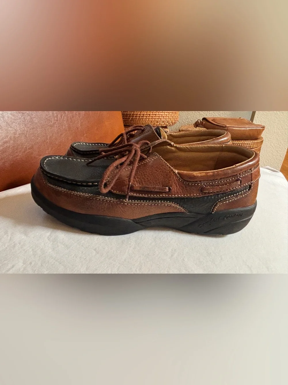 Dr. Comfort Patrick 8560 Men’s Leather Boat Shoes – New Without Box